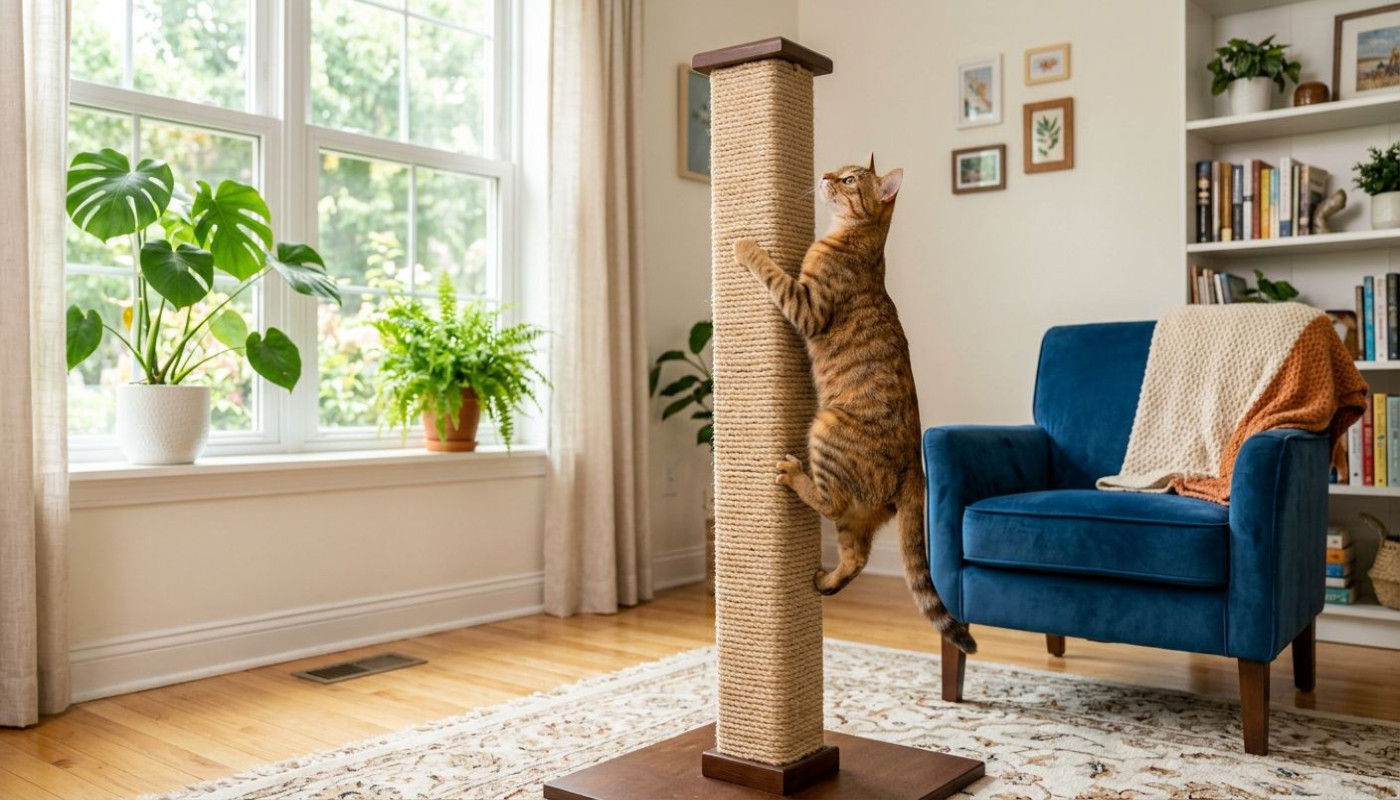 Die Rolle von Kratzbäumen in der Verhaltensentwicklung von Katzen